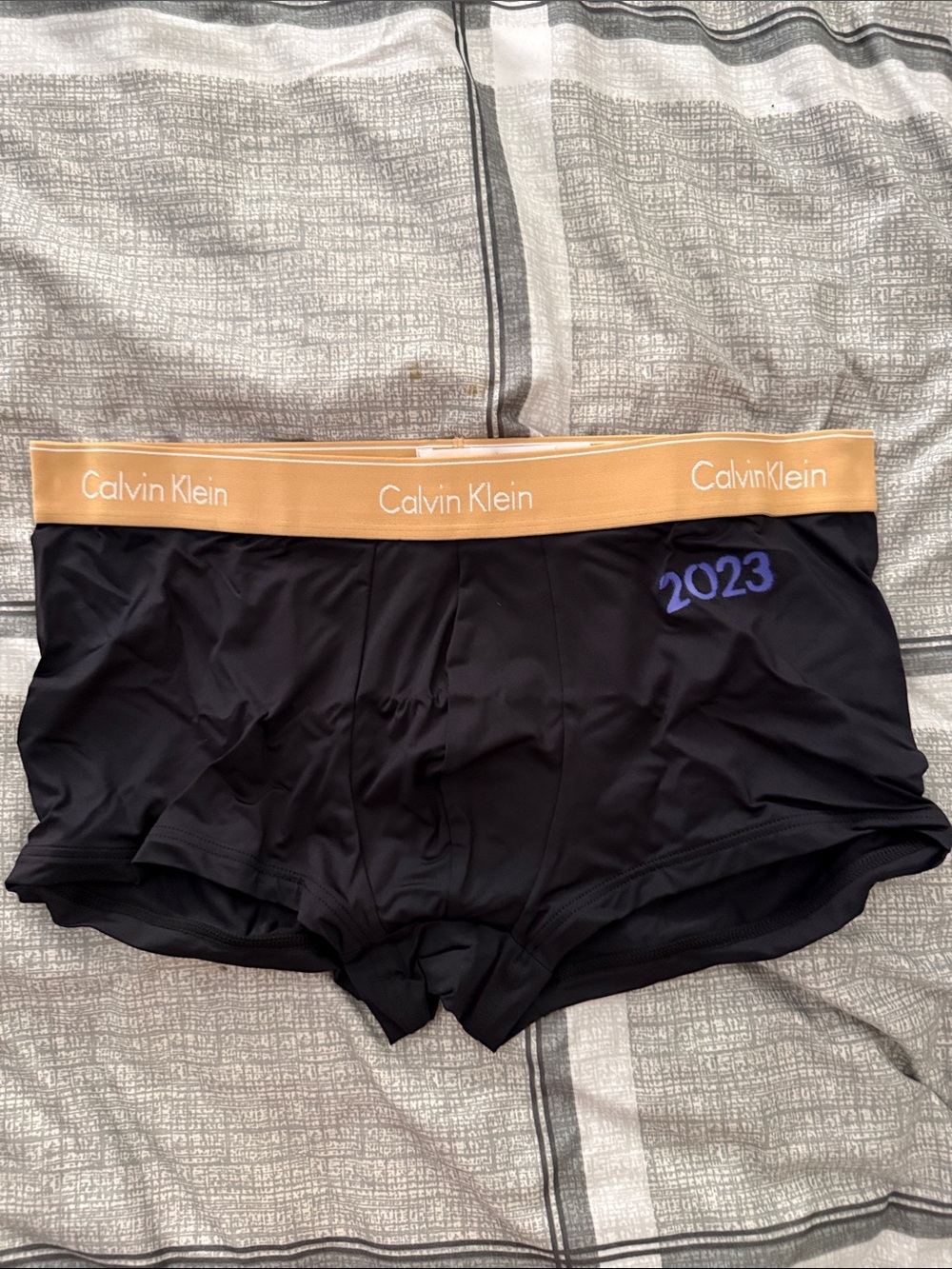 Calvin Klein Men’s Black Boxer Briefs  - year of the rabbit 2023